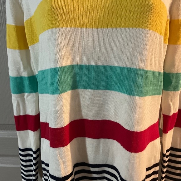 Talbots Pima Cotton Striped Sweater Women’s Small - Picture 2 of 7